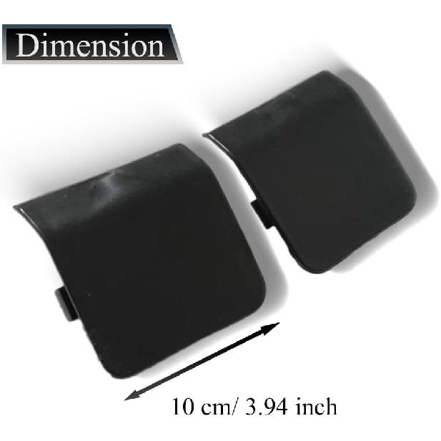 Riloer Bumper Trailer Hook Cover, 2-Packs Car Front Bumper Tow Hook Eye Cover Cap, Compatible with Toyota Scion XB 2011-2015