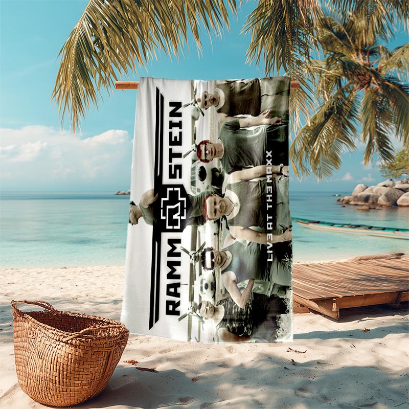 Till Lindemann, Lead Singer of the German Heavy Metal Rock Band Rammstein, Outdoor Camping Vacation Swimming Beach Scarf Decorative Blanket F12