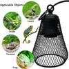 Iron Mesh Dome Pet Heating Lampshade Double Cage Anti-scald Lampshade  Aquarium