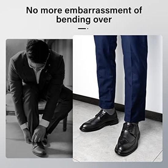 INMAKER Leather Shoes Laces No-tie Shoelaces Stretch Suitable Various Types Shoes.