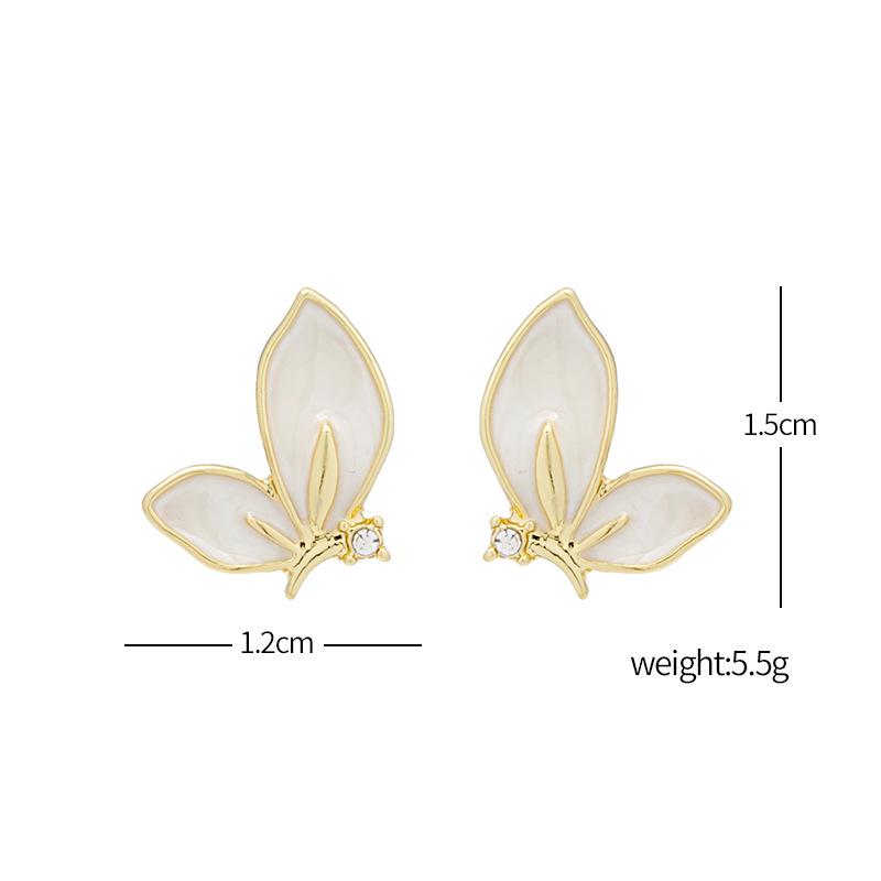Boucles d'oreilles papillon délicates et chics pour le quotidien des femmes