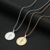 Kinitial Juego de Acero Inoxidable Colgante de Dios Collar Amuleto Religión Egipcia Cadena Gargantilla Collares Colgante Statement Joyería Regalo