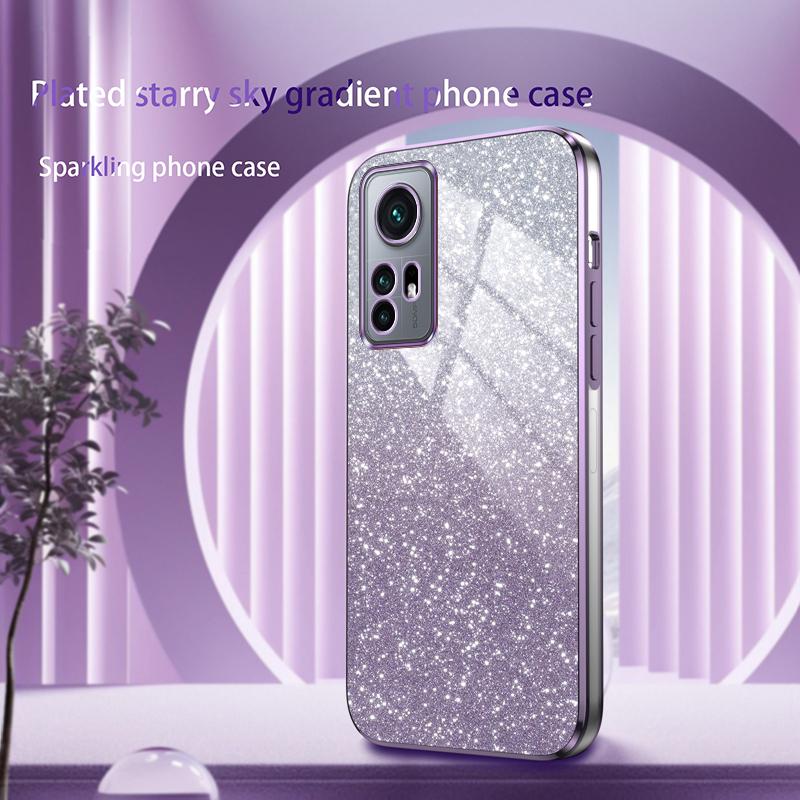 For Xiaomi 12 Case Bling Luxury Electroplate Glitter Phone Case For xiaomi 12 lite 12 Pro Shockproof Soft Bumper Clear Cover