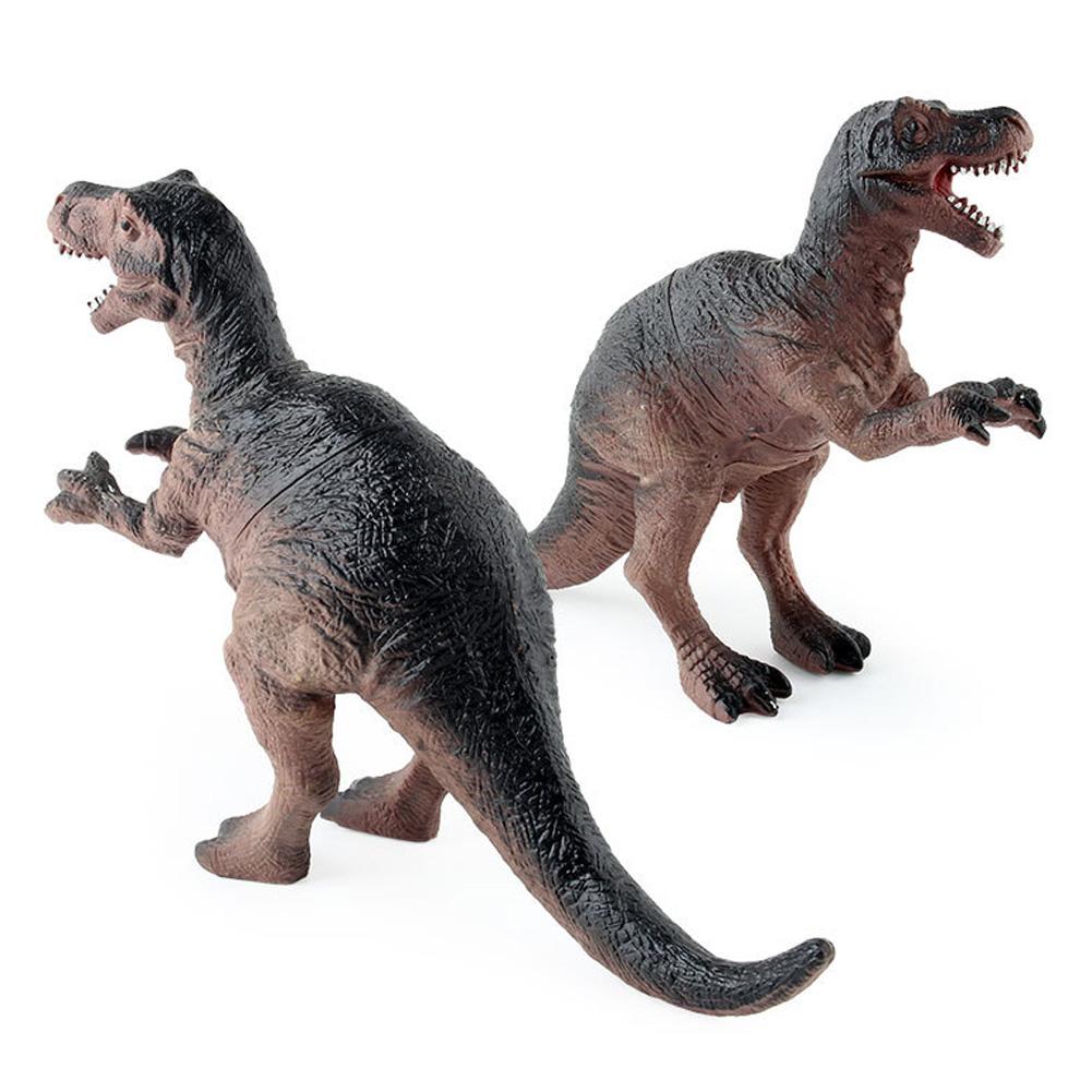 Simulated Dinosaur Toy Car Decor Jurassic Wild Life Tyrannosaurus Rex World Park Dinosaur Models Action Figures Car Accessories