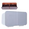 Makeup Box Wall Mounted  Cover Removable Washable Cotton Pad Organizer for Bathroom