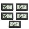 5pcs Mini Digital LCD Temperature and Humidity Meter Wireless Thermometer Hygrometer