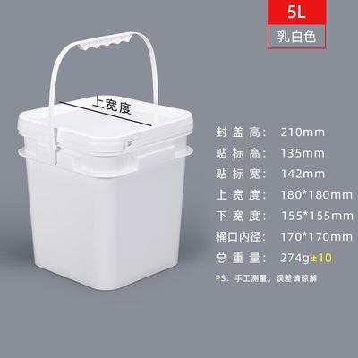 Debo Square Plastic Cleaning Bucket with Lid