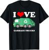 I Love Trash Garbage Trucks Hat Trucker T-Shirt