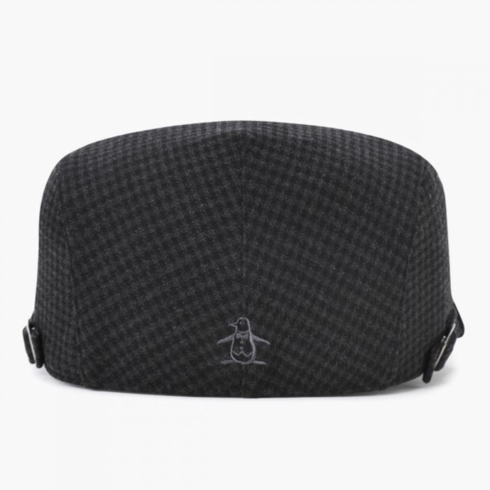 MunSingwear Men S Check Hunting Cap Charcoal Grey Mr321mcp91