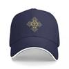 Ethiopian Orthodox Church Cross Pattern Illustration High Quality Vector Baseball Cap Cosplay Icon Womens Golf Clothing Unisexs