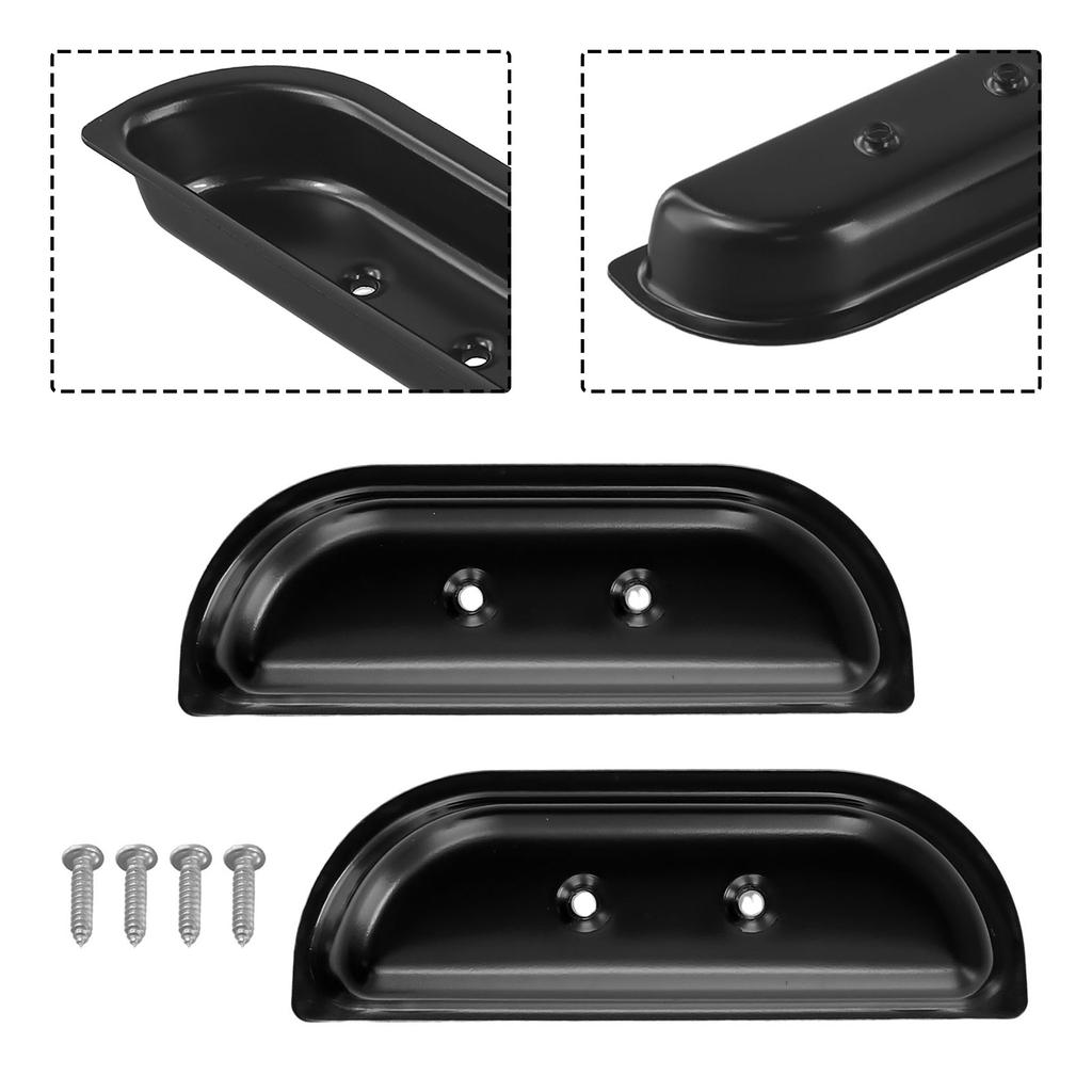 Hot Sale Brand New 1x Metal Door Panel Accessories For F100 F350 For Ford Truck Interior Door Handle Replacement