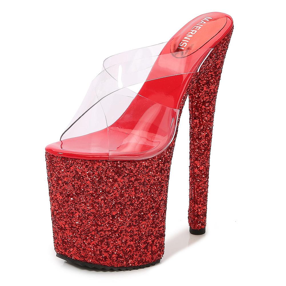 Catwalk High Heels Fashion Sandals Fashion Sexy Platform Hate Sky High Large Size Shoes