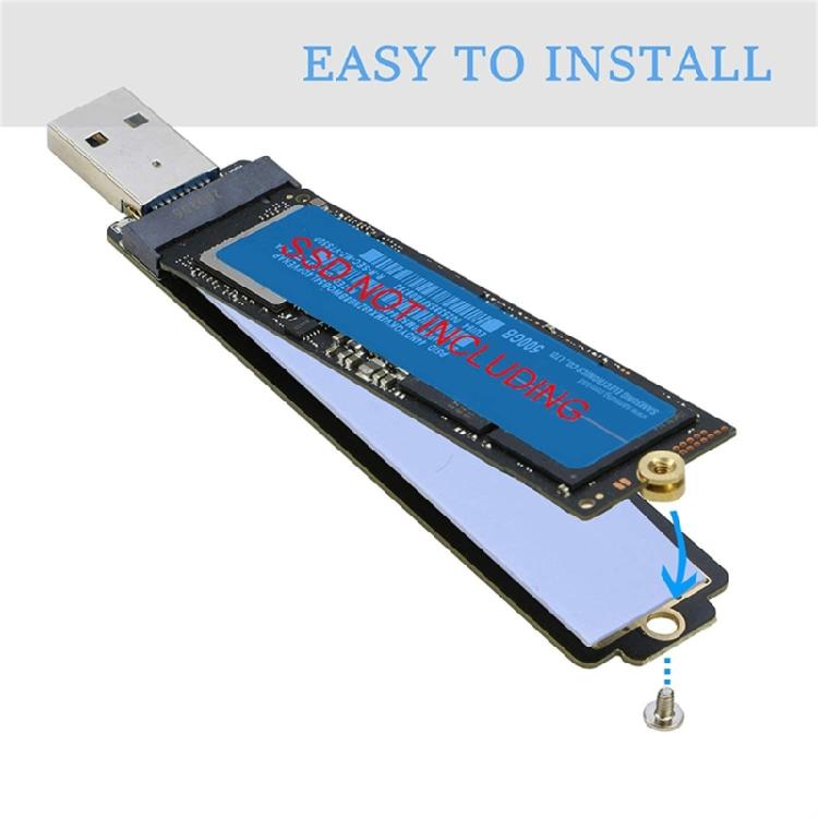 M.2 NVME USB 3.1 Adapter M-Key M.2 PCIe Hard Drive Converter Reader High Performance Expansion Card for 2242 2260 2280