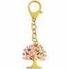 [YISHUI] Lycka till och Rikedom Nyckelring med Körsbärsblomsträd Design - 9 Små Fåglar, Vårenergi Amulett, Rikedomsexpansion, Nya Börjanar,