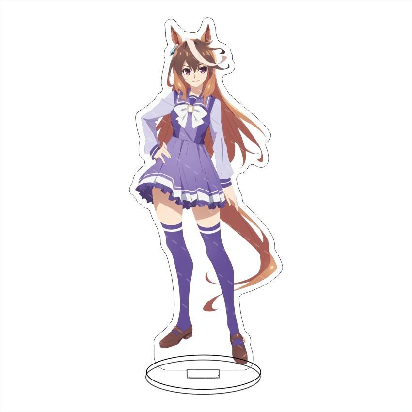 Uma Musume: Cinderella Gray 15CM Acrylic Standee - Perfect Desk Decor & Collection Display for Anime Fans, Ideal Gift