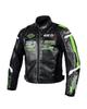 Elf Motorcycle Evoluzione PU Leather Size (elf) Jacket, Autumn/Winter Model, Jacket, 4L, Green, EJ-W120