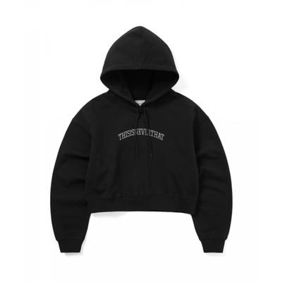 Arch Logo W Hoodie Black