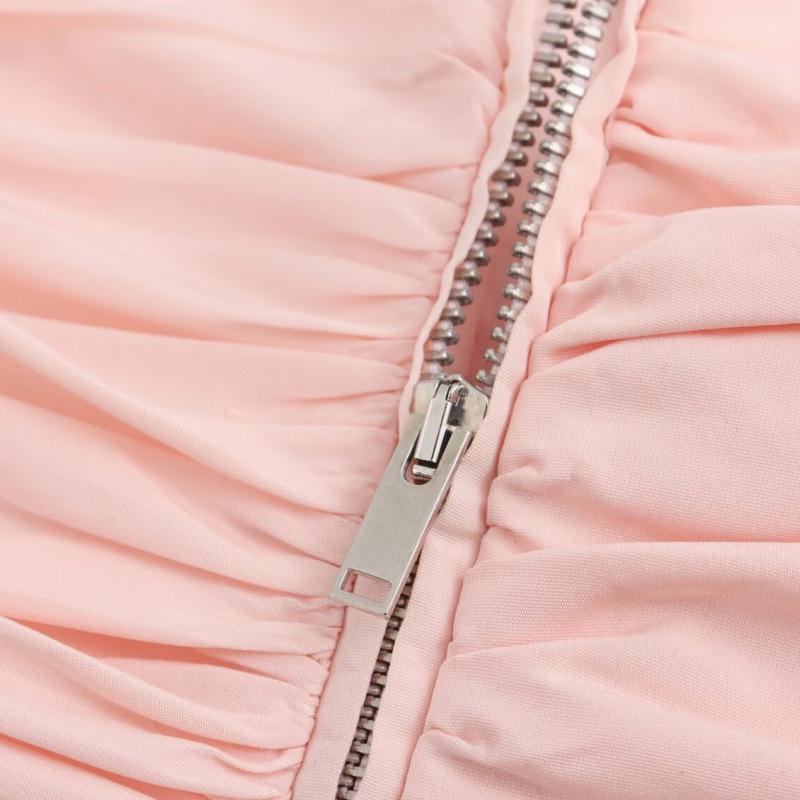 Summer Women's Street Fashion Bandeau Top with Bow Decoration