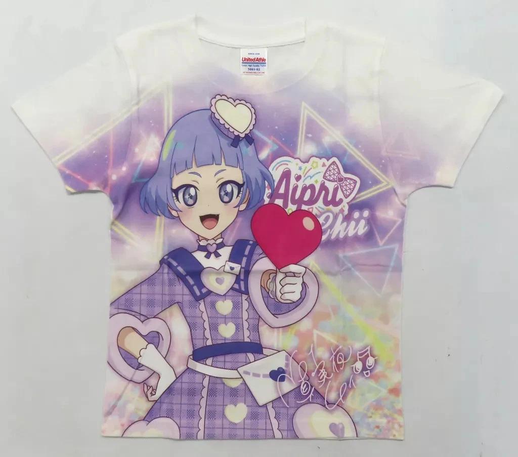 

Shinjiya Chii Kids Purple Full Graphic T-T-Shirt 120 Size Himitsu no Aikuri 3XL