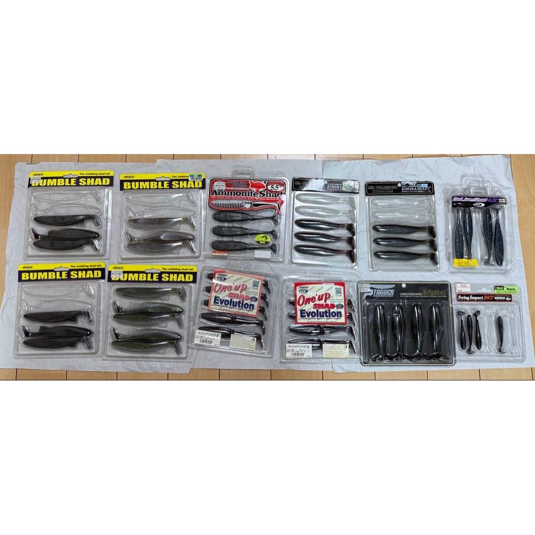 Used [Junk item] Worm shad tail 12 types