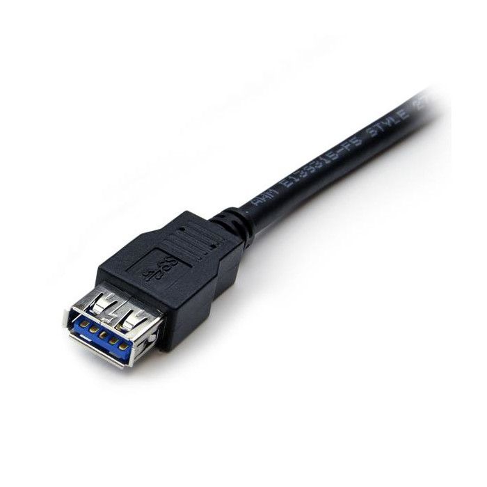 Câble d'extension USB 3.0 A vers A - 2m - Rallonge USB 3.0 SuperSpeed - Noir