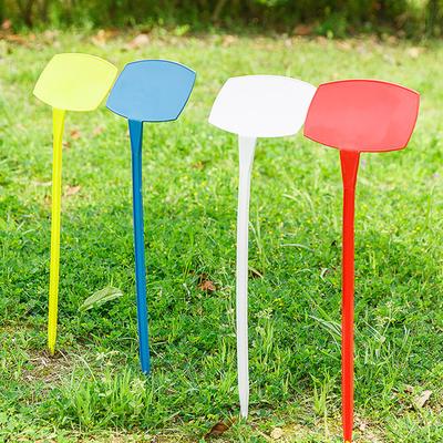 5 etichette per piante in plastica riutilizzabili a forma di T, marcatori per piante