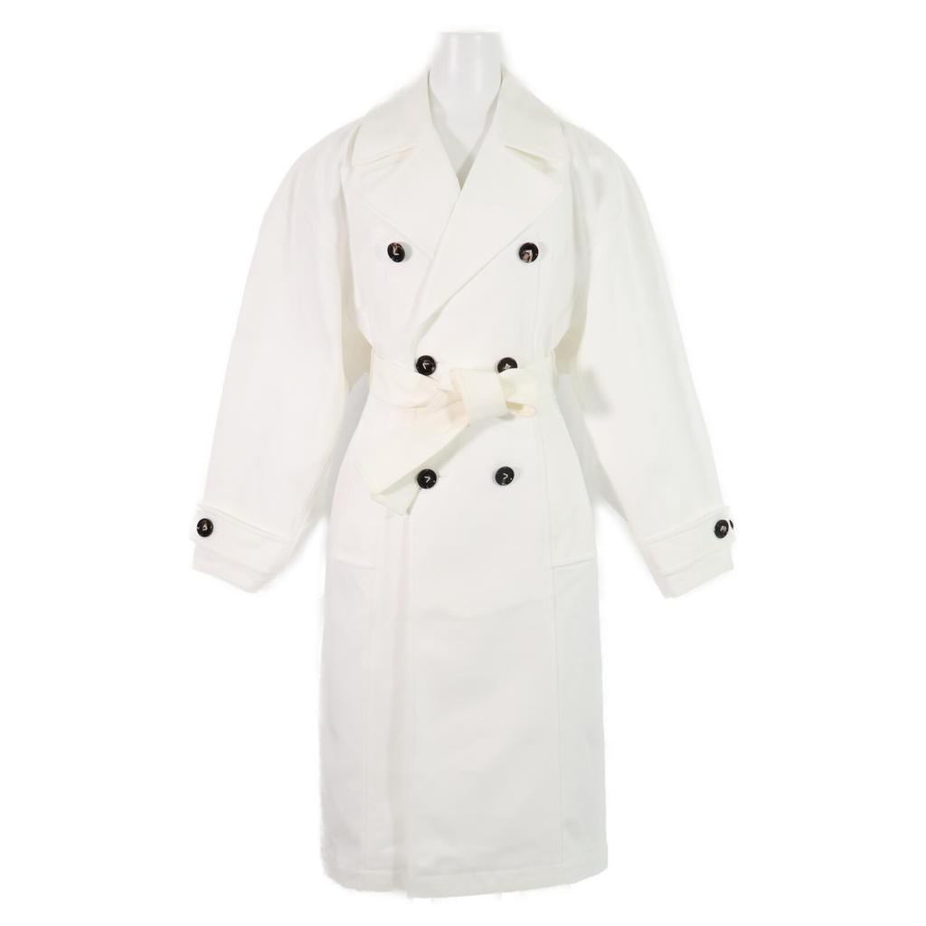 BOTTEGA VENETA [Good condition/domestic regular] 720065 Cotton trench coat 34 whiteUsed