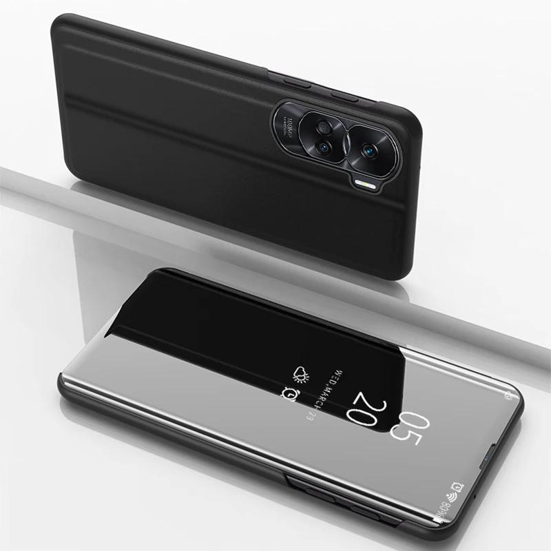

Зеркальный чехол-книжка для Samsung Galaxy S25 S24 Ultra S23 FE S22 S20 S21 Plus задняя крышка для Galaxy S10 Plus S10e 5G чехол Galaxy S25