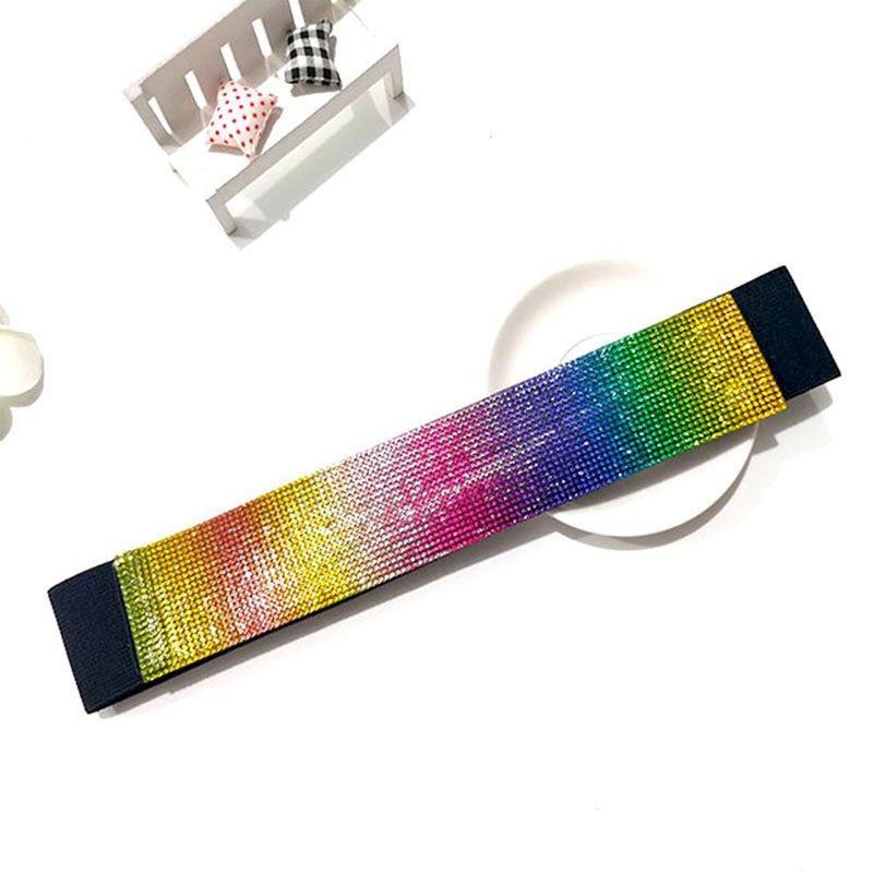 Waistband Rhinestone Stylish For Women Featuring Smooth Closure And Colors Fashionable