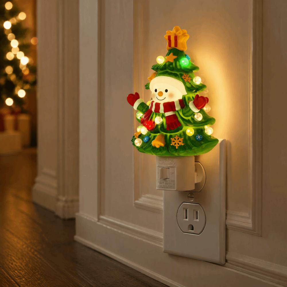 Feiertagsbeleuchtung Weihnachtsanänger Warmes Licht Vintage Nachtlicht Schlafzimmer Nachtlicht