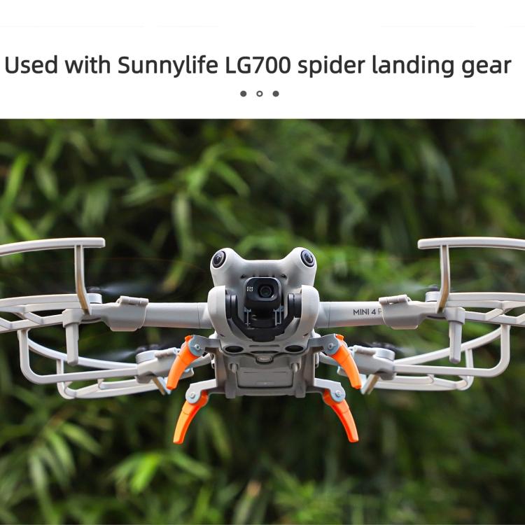 Do DJI Mini 4 Pro Sunnylife N4P-KC712 Drone Osłona śmigła Pierścień antykolizyjny (Szary)