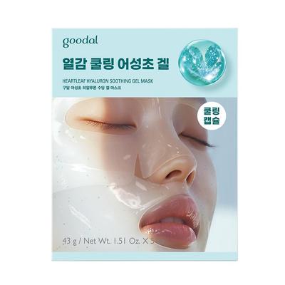 Hjerteblad Hyaluron Beroligende Gelmaske 43g*5 stk
