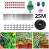 DIY Micro Drip Irrigation System Garden Plant Self Automatic Watering Timer Garden Hose Kits 25m With Adjustable Dripper New