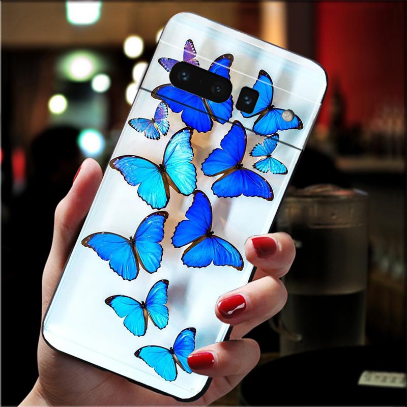 

Phone Case for Google Pixel 10 9 Pro XL 9A 8 7 6 Pro Pixel 8A 7A 6A Pixel 8 7 6 5 Beautiful Butterfly Case Funda Google Pixel 7 Pro