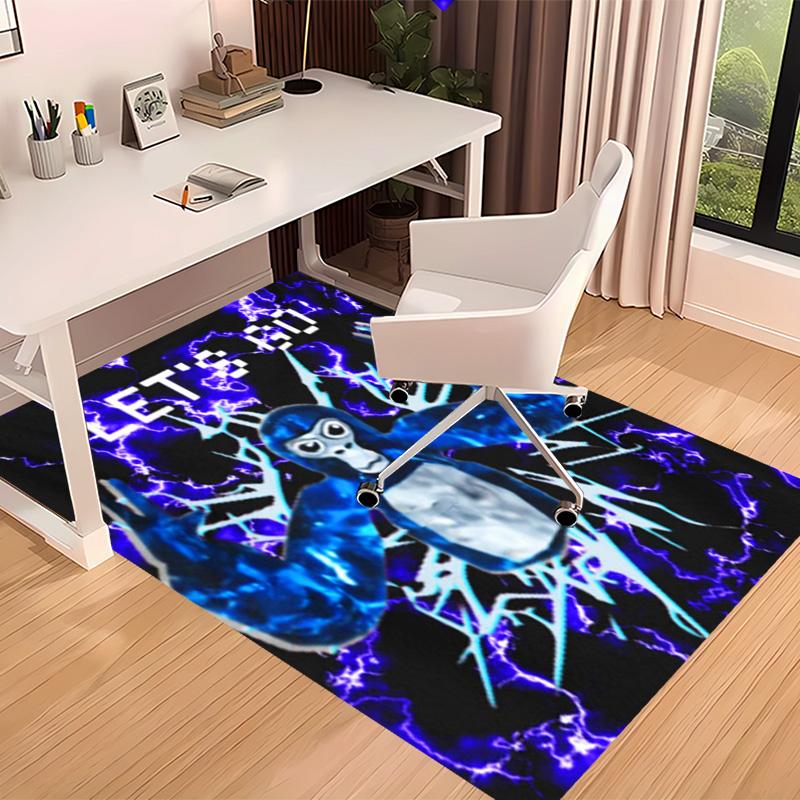 Gorilla Tag Printed Absorbent Washable Carpet, Non-Slip Bathroom Mats, Kitchen Rugs, Yoga Mat,Living Room Entrance, Camping Picnic Rugs