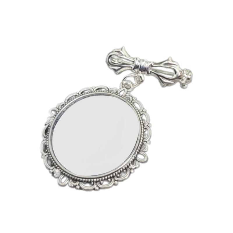 

Non Customizable Wedding Picture Pin Photo Frame Lapel Pin Lacy Oval Brooch Jewelry Gift for Christmas