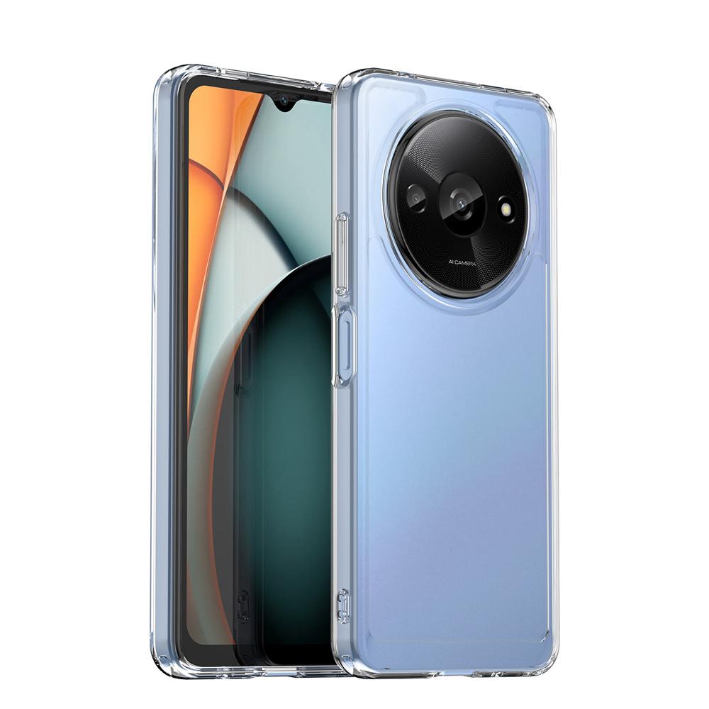 

Прозрачный противоударный чехол KEYSION для Redmi A3, мягкий силиконовый прозрачный чехол из ТПУ для задней панели телефона Xiaomi POCO C61 for Redmi A3 чистый