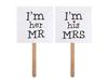 Karteczki ''I'm His Mrs'',''I'm Her Mr'', 2 Szt.