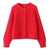 2025 Autumn Women's Long Sleeve Knit Cardigan Sweater Top - European & American Style