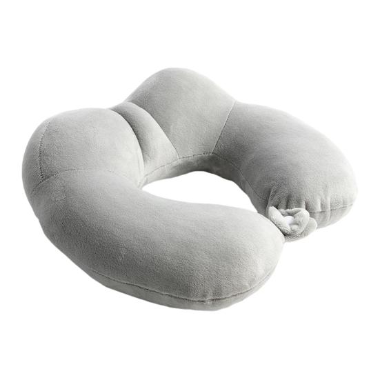 U-Shaped Pillow with Removable Cover, Neck Support Pillow for Travel Office Home, Lumbar Nap Cushion, Leg Lift Cushion, Cervical Relief Headrest