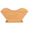 Bamboo Material Coffee Filter Paper Holder V Shape Design Square Cone-shaped Filter Paper Stand Flat-bottomed Countertop