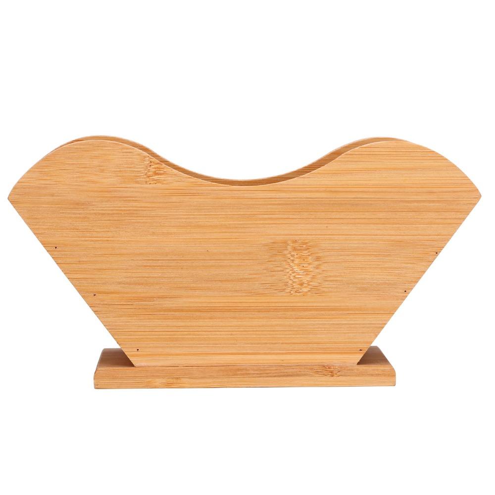 Bamboo Material Coffee Filter Paper Holder V Shape Design Square Cone-shaped Filter Paper Stand Flat-bottomed Countertop