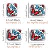 Red Blue Butterfly Clear Earphone Cases Cover Case For Airpods Pro3 1 Pro Pro2 4 2 3