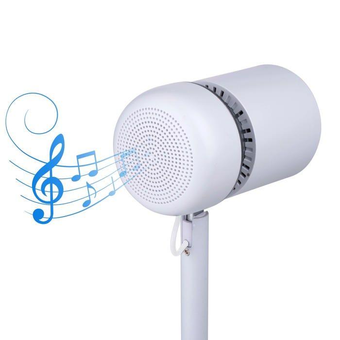 Grundig Lamp Led 3-in-1 - Qi Technology - Wireless Phone Charger - Bluetooth Speaker - 4 Stands - White