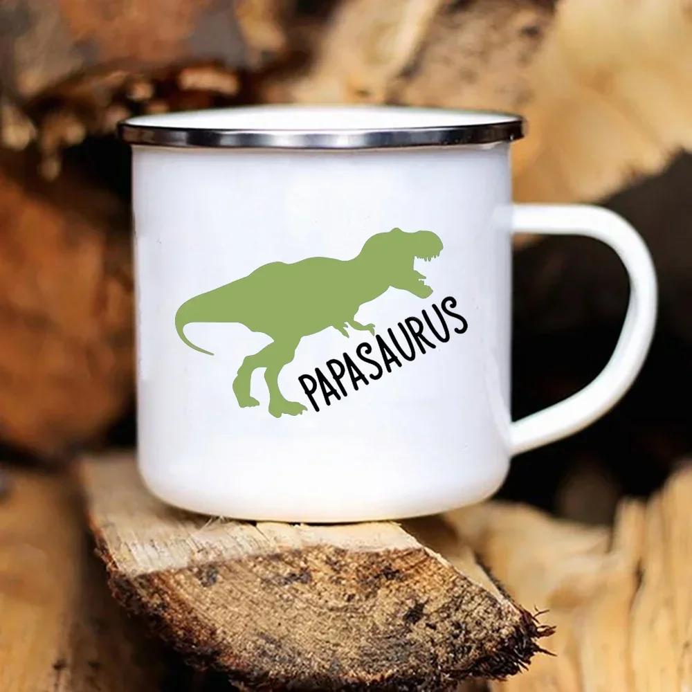 Coffee Tea Enamel Mug Father's Day Enamel Mug White Handled Cup Drink Water The Best Original and Fun Father's Day Gift