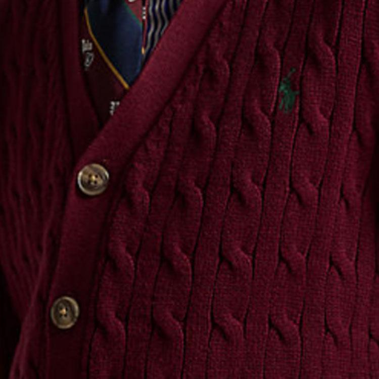 Polo Ralph Lauren Solid V-Neck Long Sleeve Knit Sweater Kids sweater CWPOSWEY6820651-601