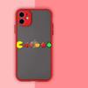 Roztomilý herní obal na telefon Pac-Man pro iPhone 13 12 11 Mini Pro Max XS X Max XR 8 7 Plus SE 2022 Obal na telefon v barvě kůže