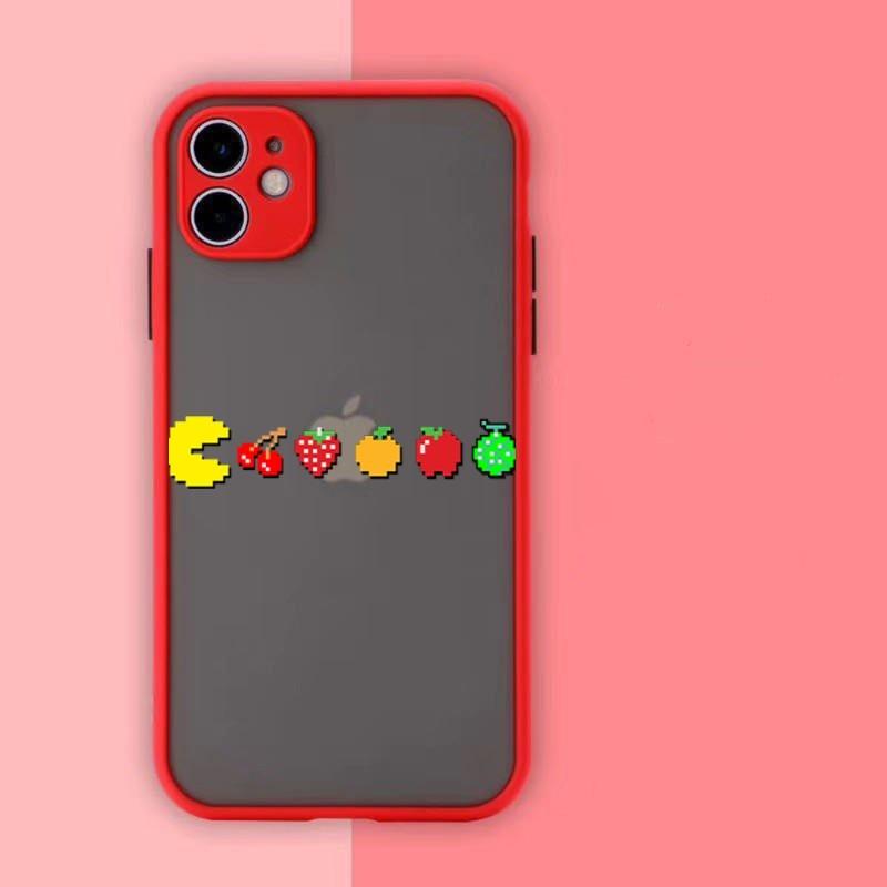 Roztomilý herní obal na telefon Pac-Man pro iPhone 13 12 11 Mini Pro Max XS X Max XR 8 7 Plus SE 2022 Obal na telefon v barvě kůže