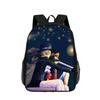 One Piece Monkey D. Luffy with Front Pocket Backpack Students Kids School Bags Bookbag Travel Large Capacity Backpack