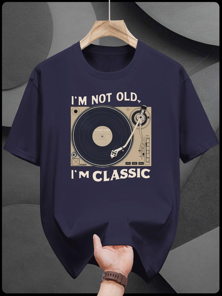 Men Tshirt New Summer Style 100 Cotton Material Unique Print Pattern Fashionable Casual Attire Suitable for Both Men and Women